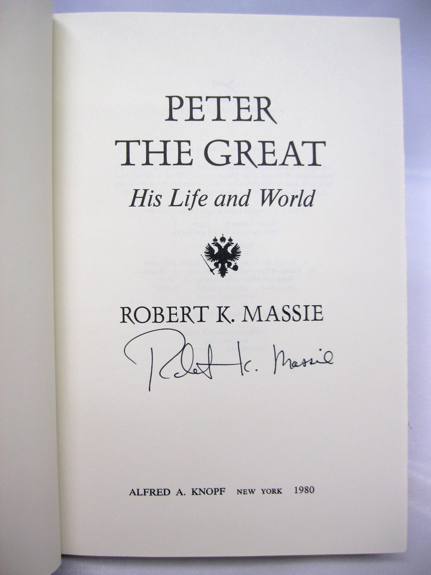 Peter the Great by Robert K. Massie