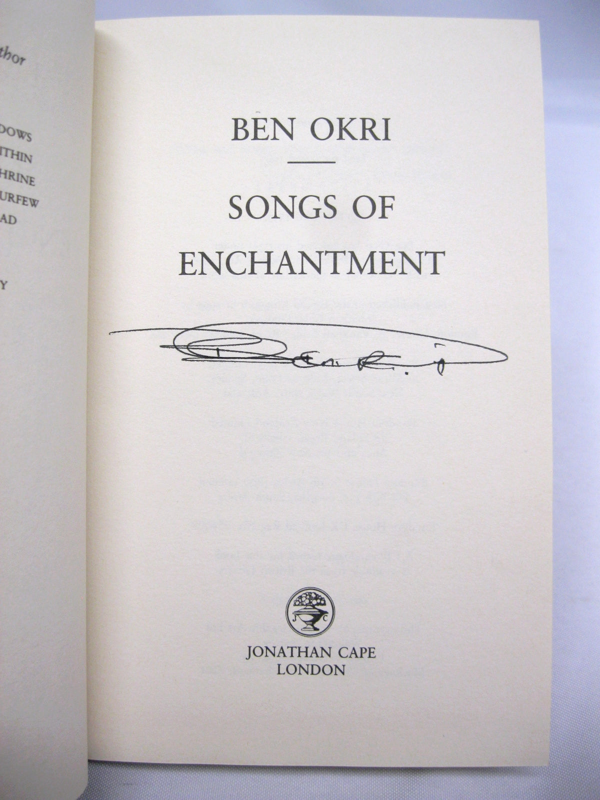 Songs of Enchantment by Ben Okri