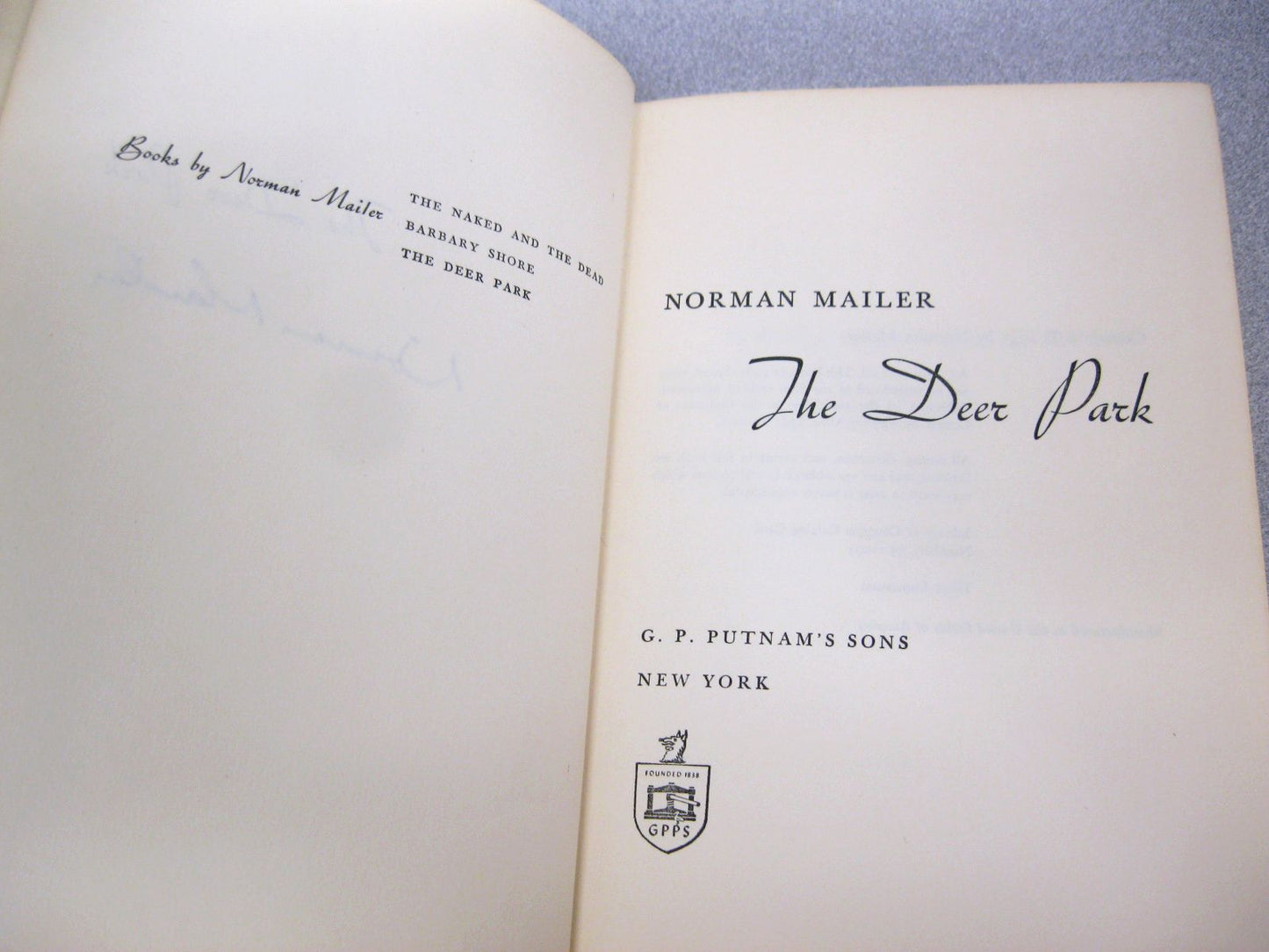 The Deer Park by Norman Mailer