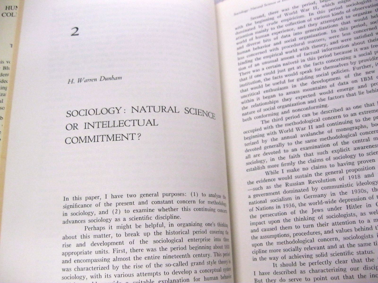 Human Nature and Collective Behavior: Papers in Honor of Herbert Blumer edited by Tamotsu Shibutani