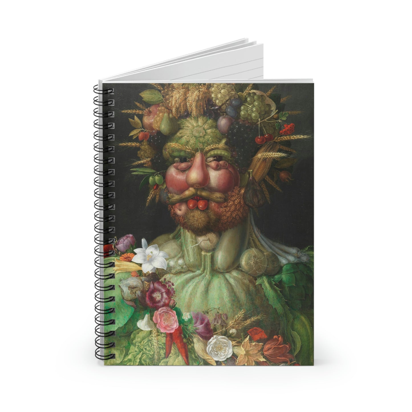 Spiral Notebook Rudolph II as Vertumnus by Giuseppe Arcimboldi - Ruled Line