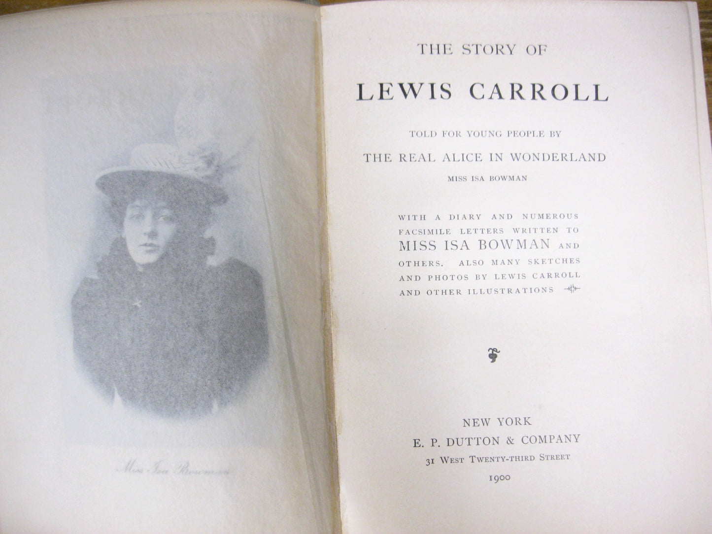 The Story of Lewis Carroll Told For Young People by Isa Bowman