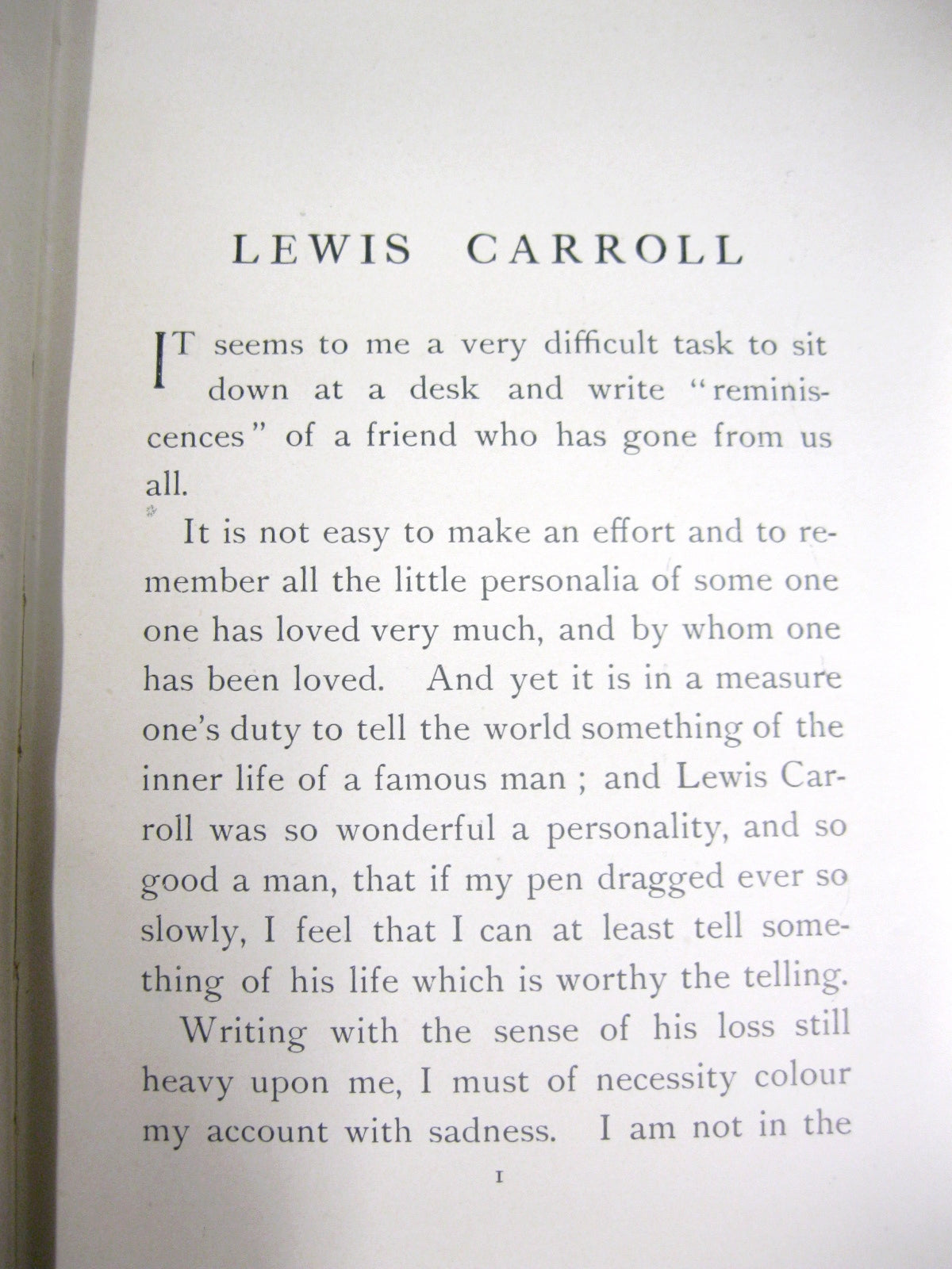 The Story of Lewis Carroll Told For Young People by Isa Bowman