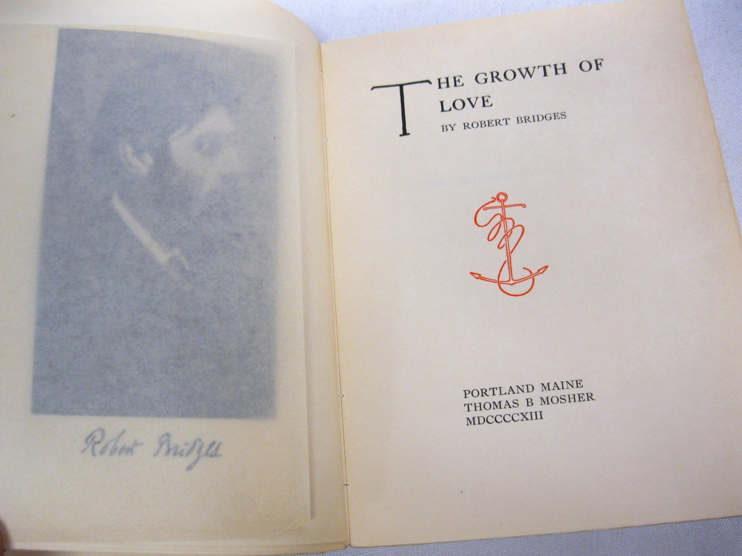 The Growth of Love by Robert Bridges