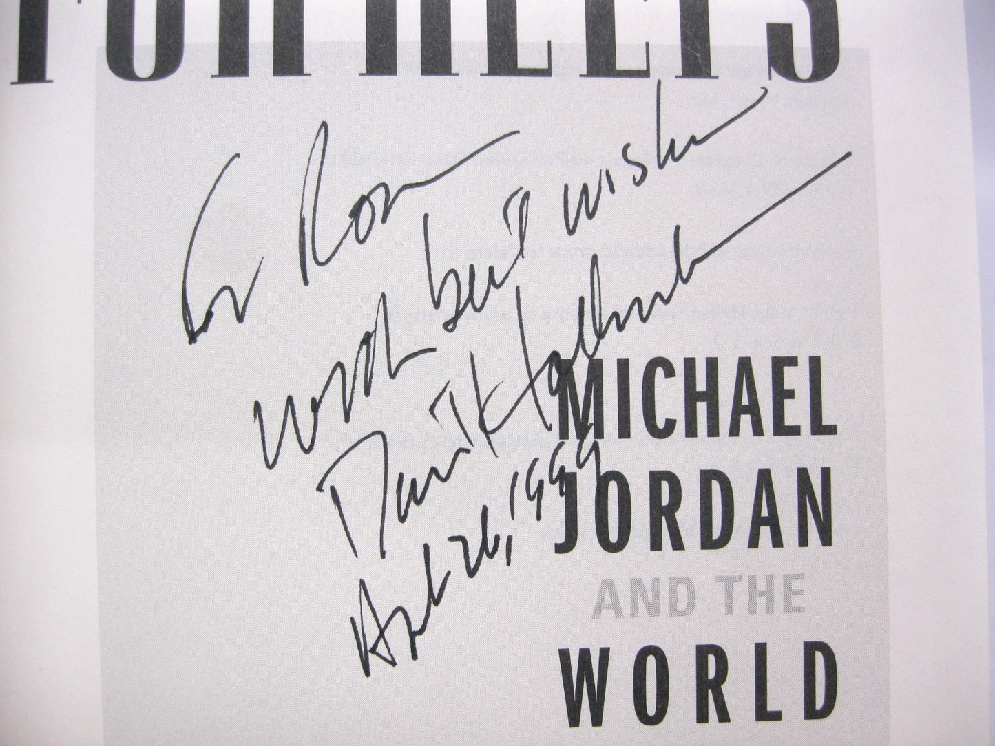 Playing for Keeps: Michael Jordan & The World He Made by David Halberstam