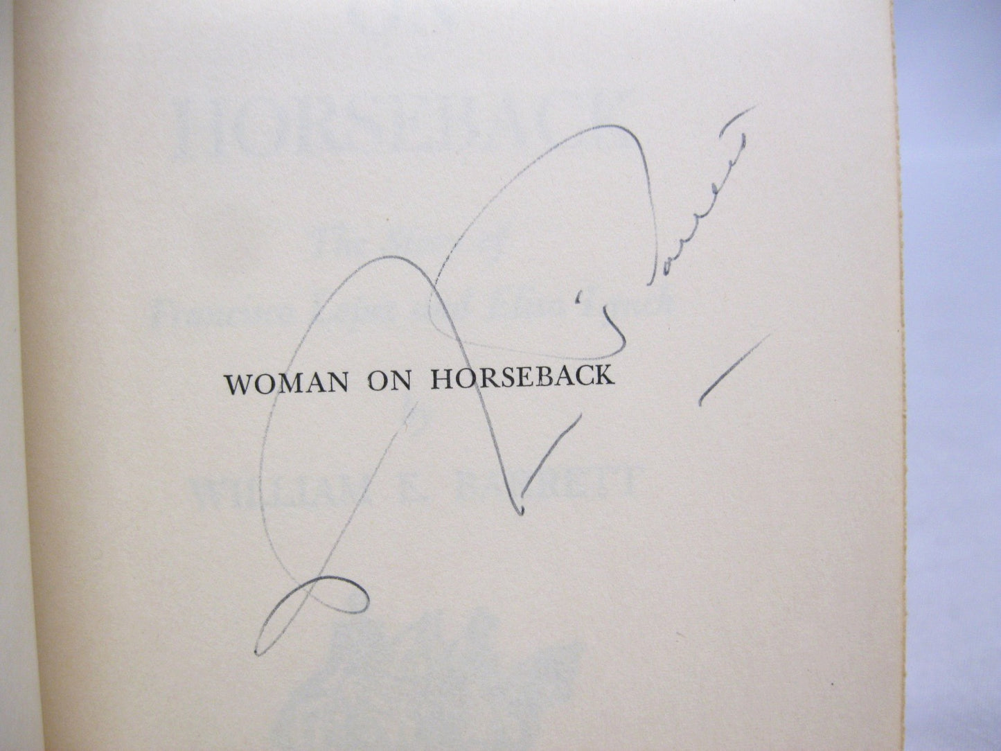 Woman on Horseback by William E Barrett