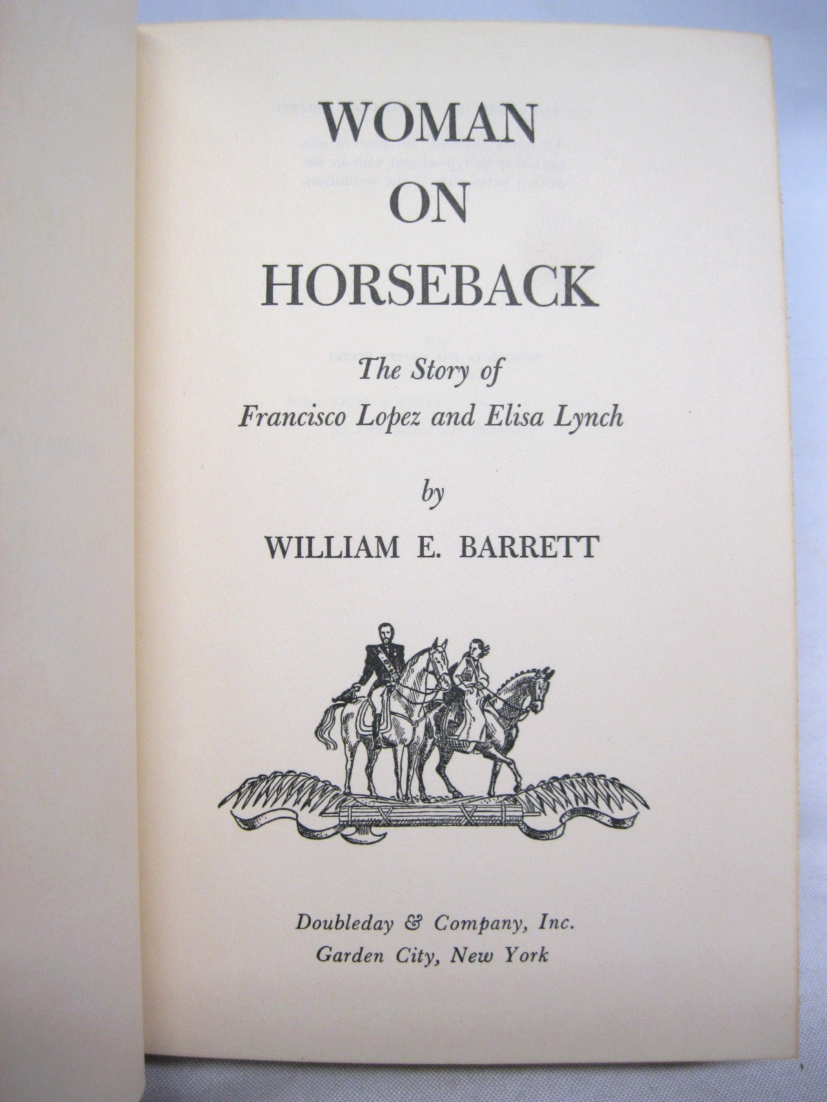 Woman on Horseback by William E Barrett