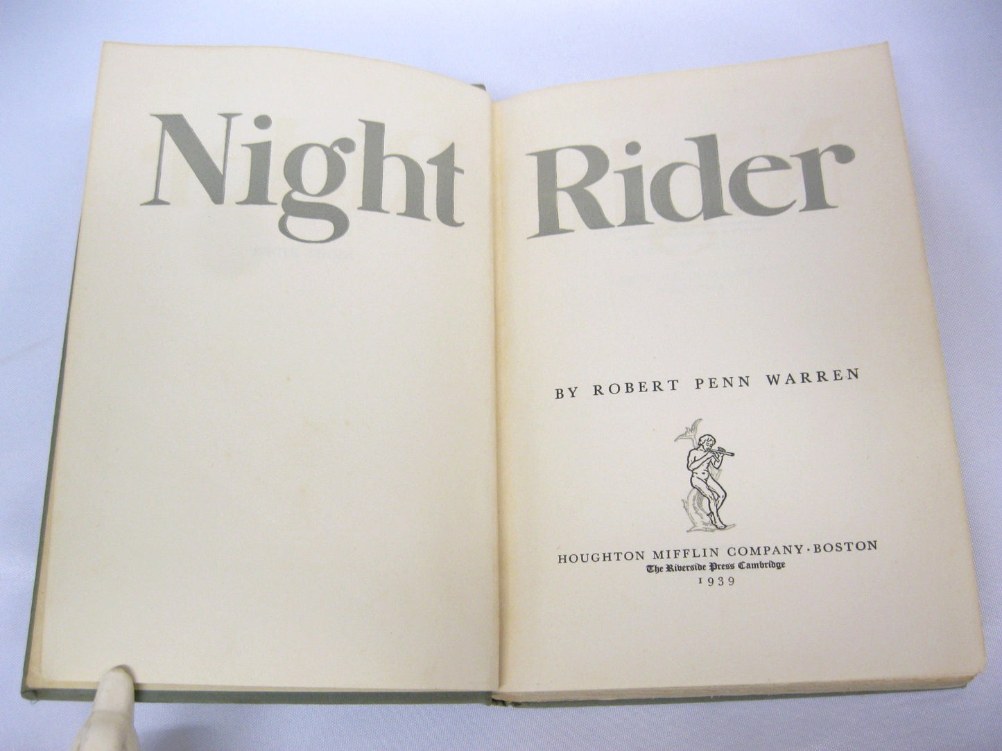 Night Rider by Robert Penn Warren