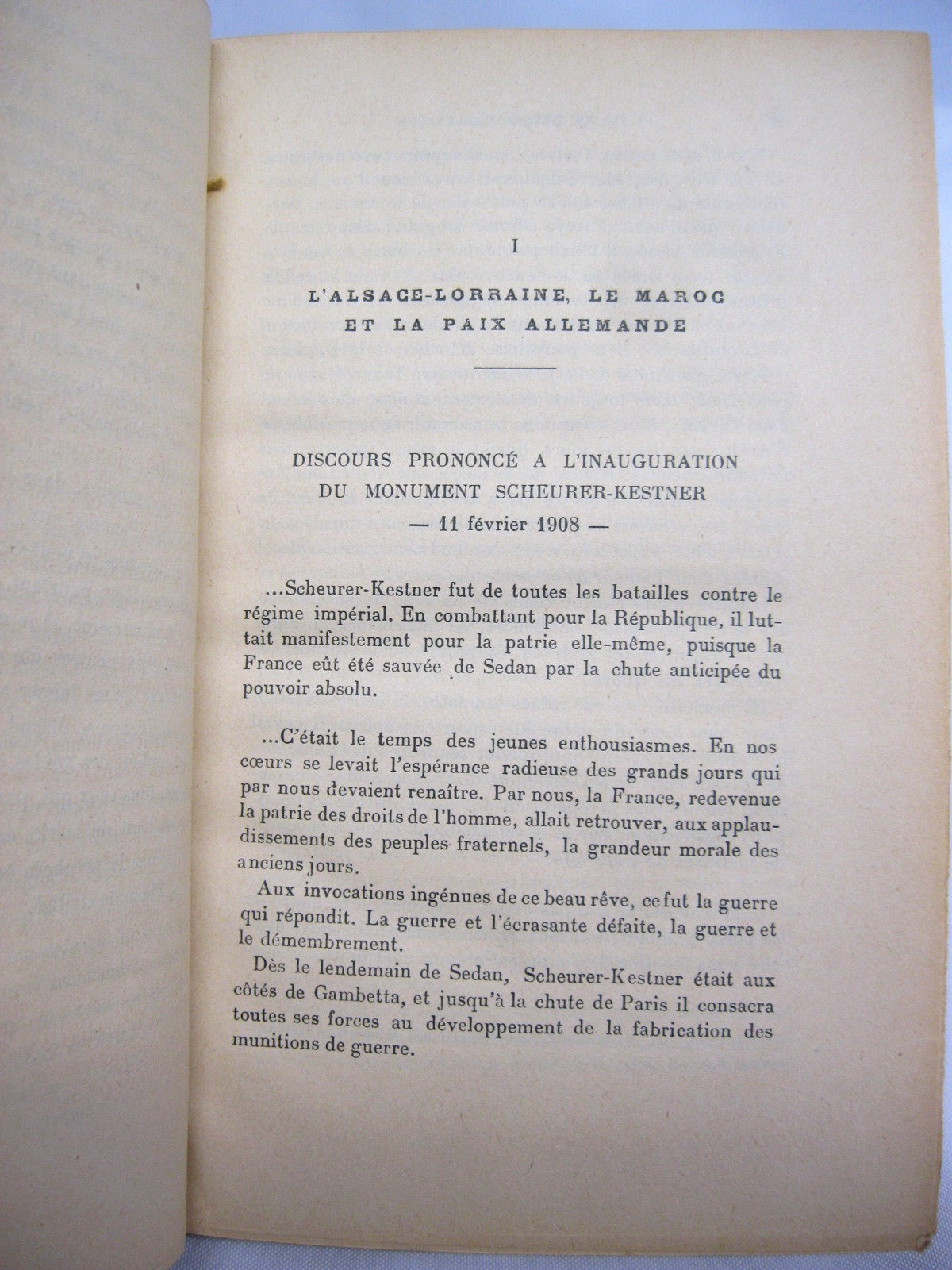 La France Devant l'Allemagne by Georges Clemenceau