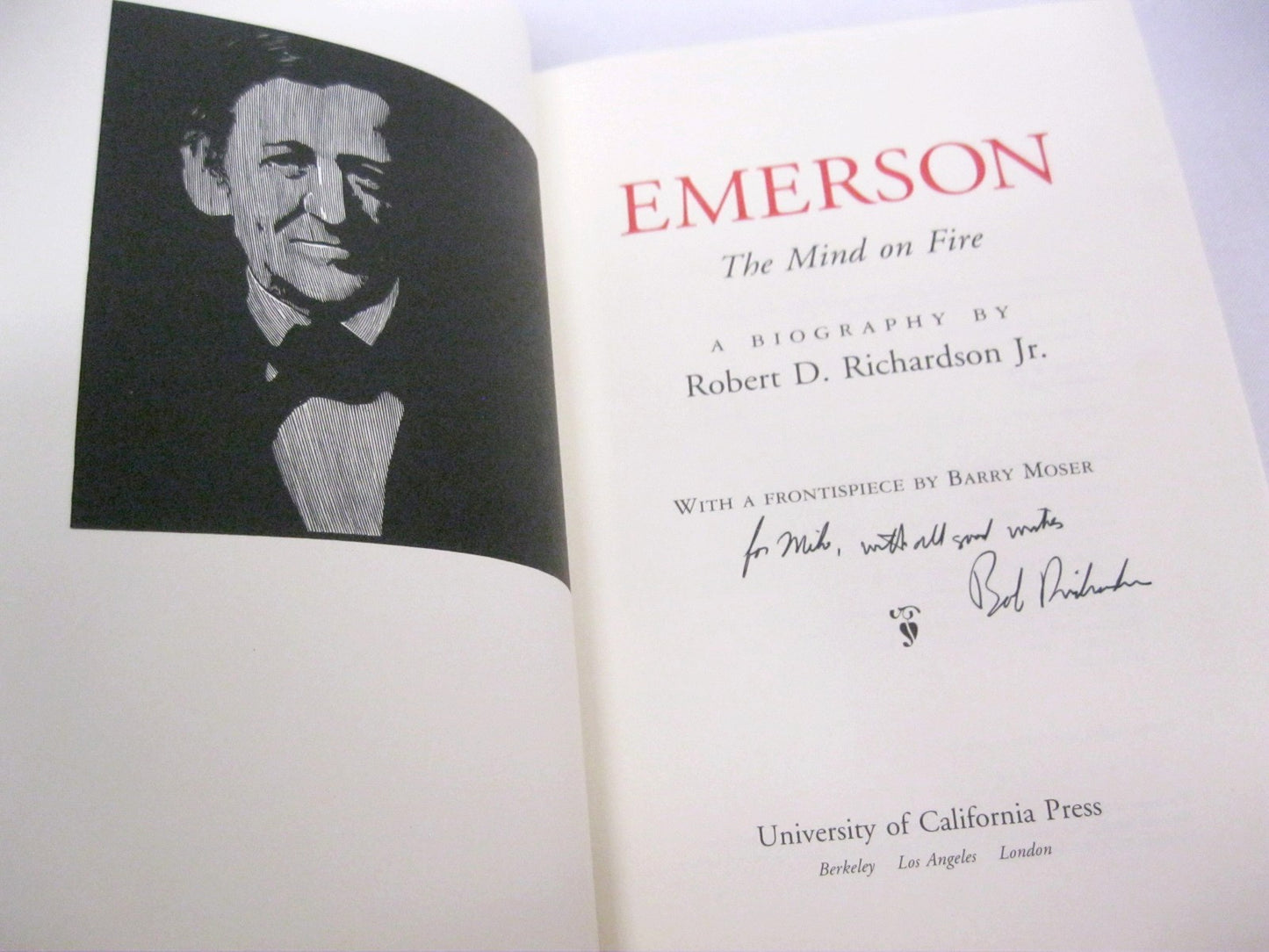 Emerson: Mind on Fire by Robert D Richardson Jr