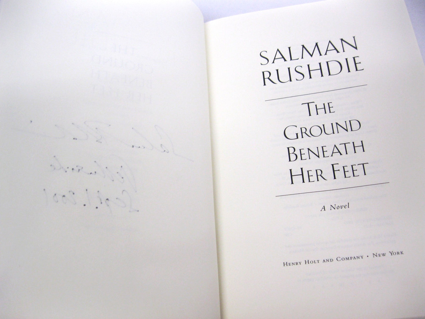 The Ground Beneath Her Feet by Salman Rushdie