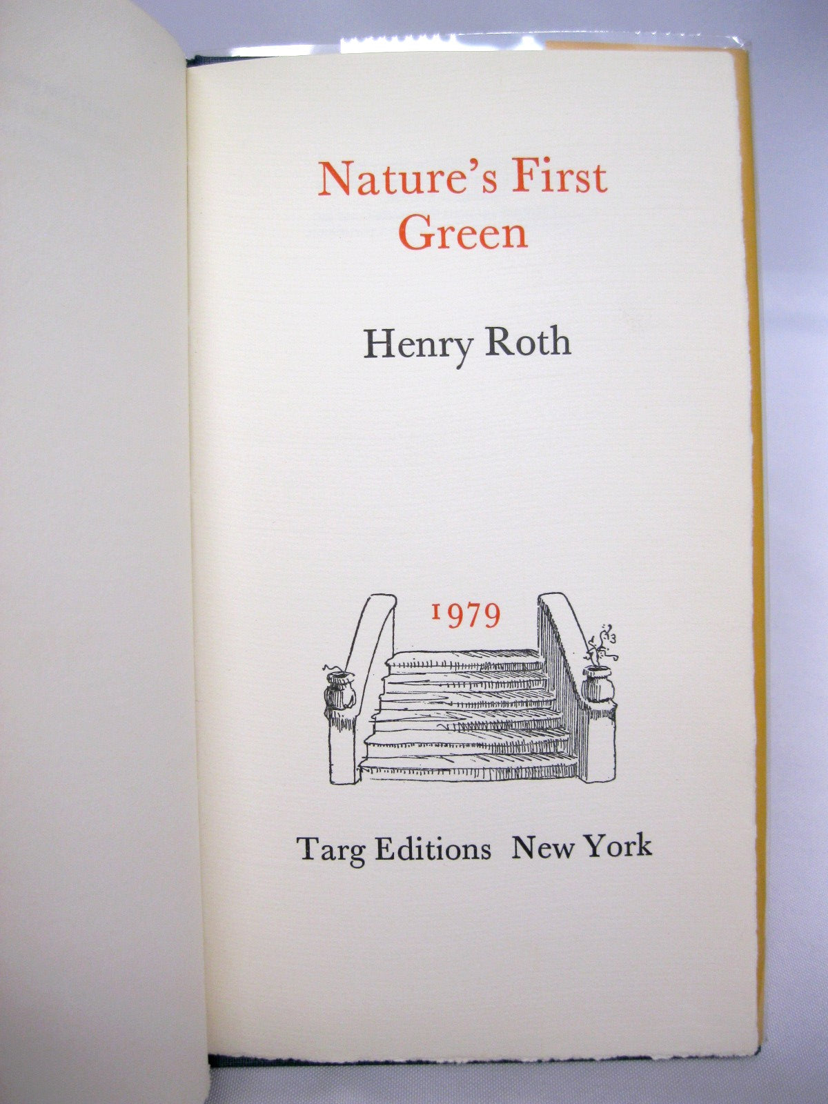 Nature's First Green by Henry Roth