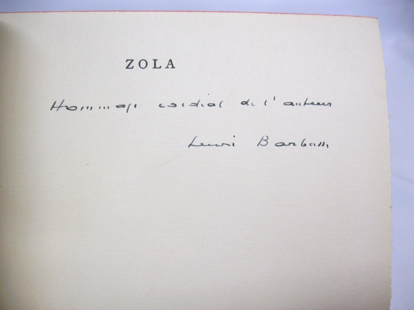 Zola by Henri Barbusse