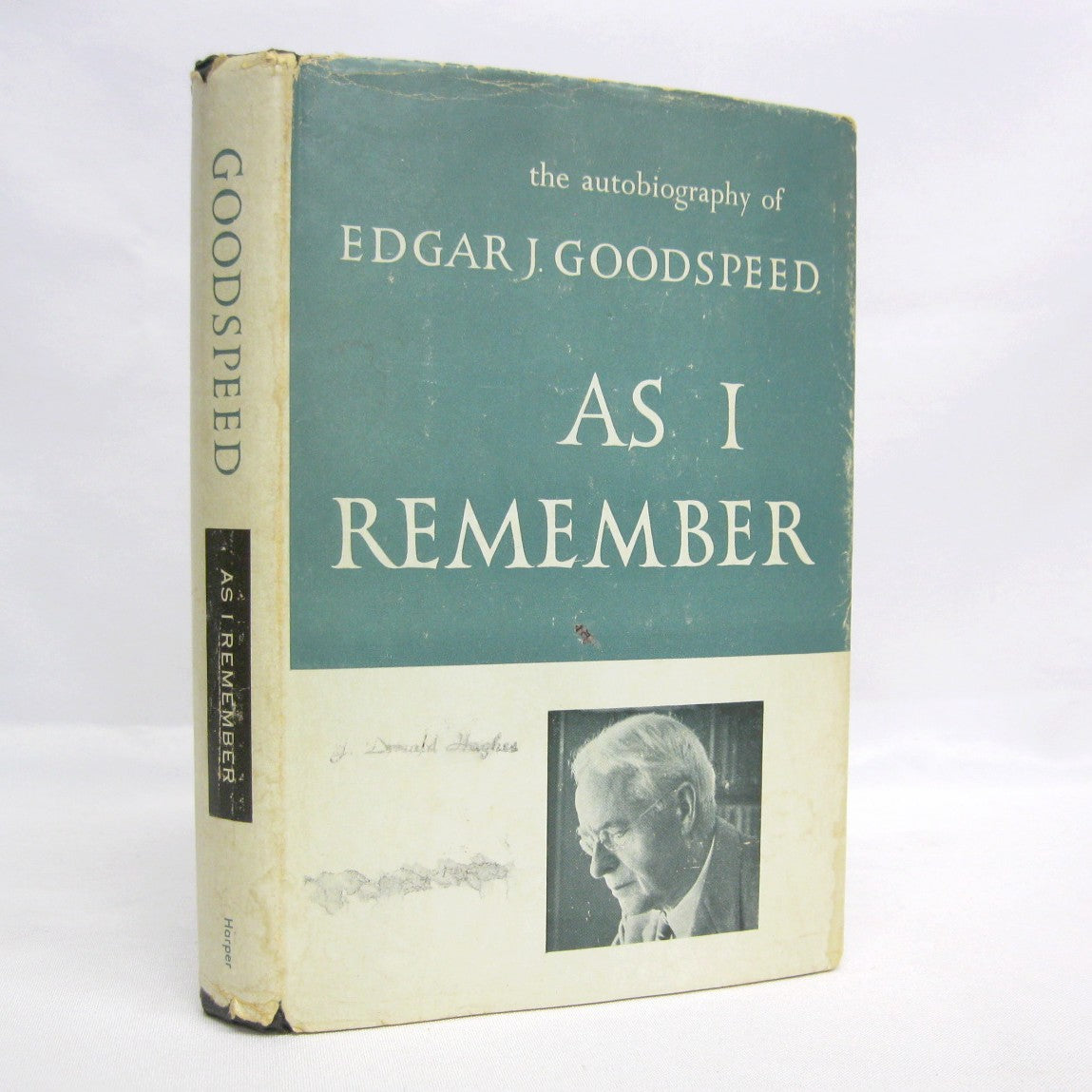 As I Remember The Autobiography by Edgar J Goodspeed