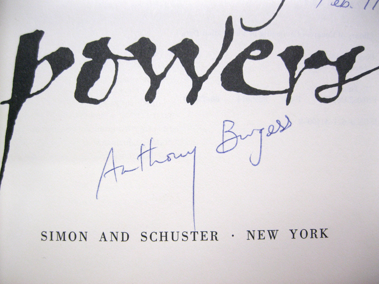 Earthly Powers by Anthony Burgess