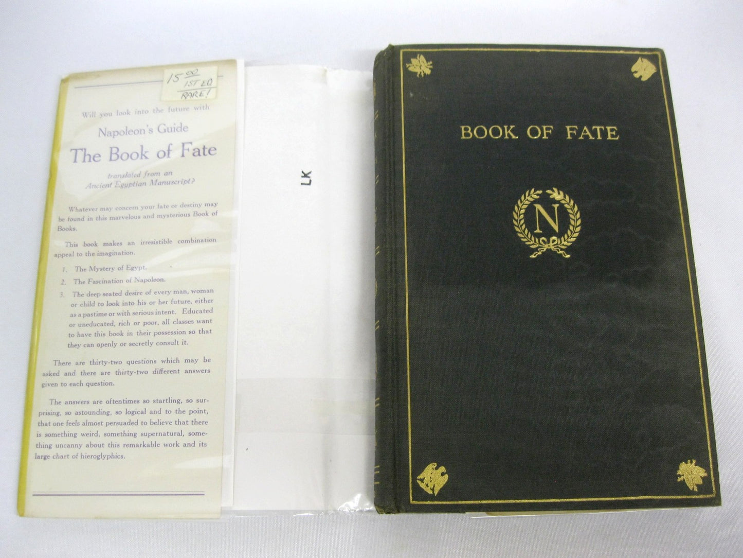 Book of Fate Napoleon's Guide to Destiny translated by H. Kirchenhoffer