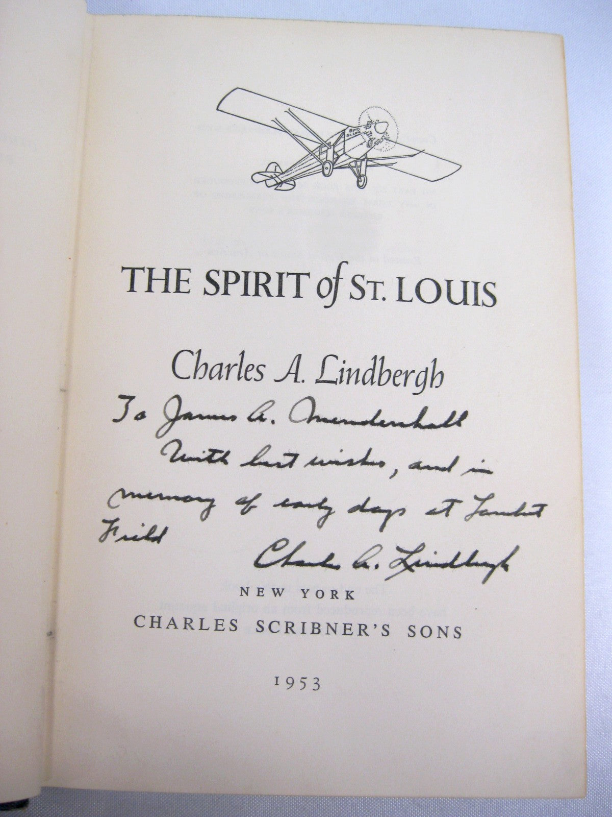 The Spirit of St. Louis by Charles Lindbergh