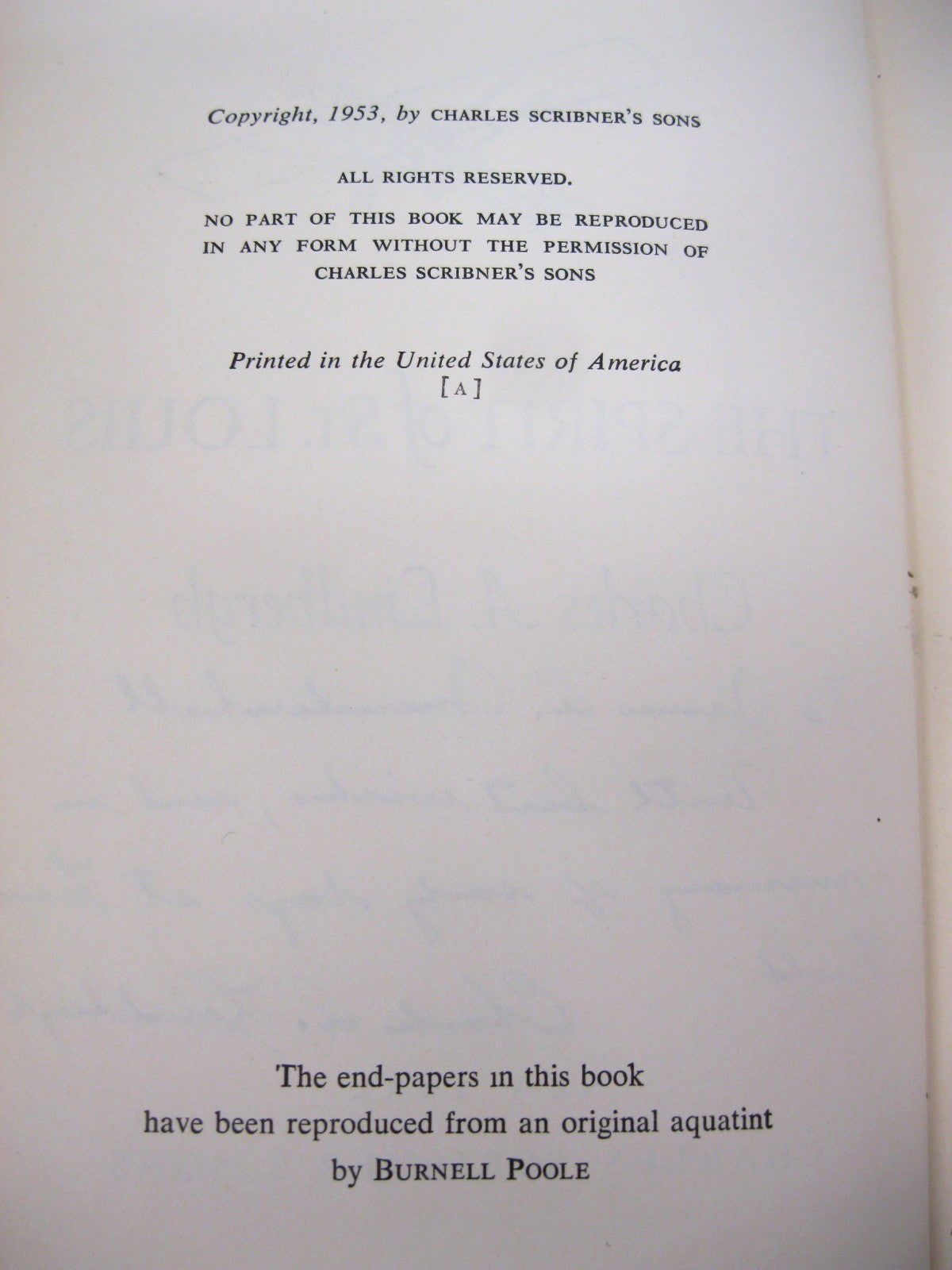 The Spirit of St. Louis by Charles Lindbergh