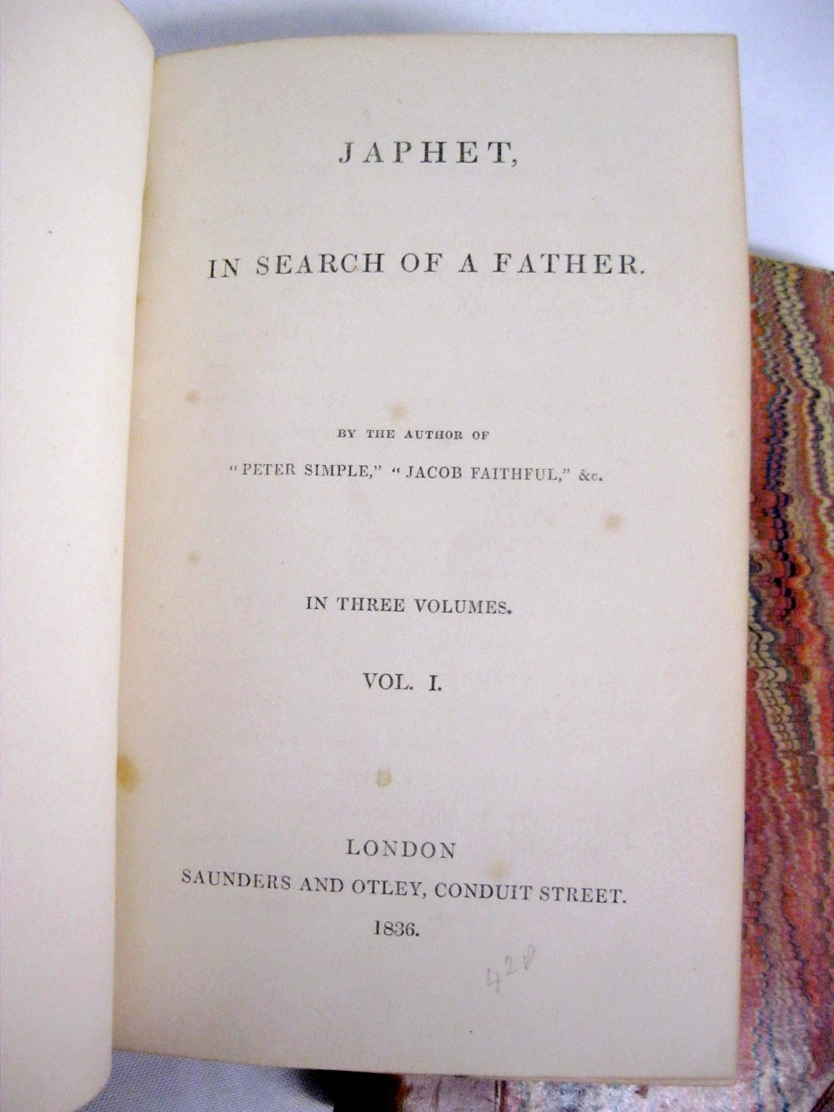 Japhet In Search Of A Father by Captain Frederick Marryat